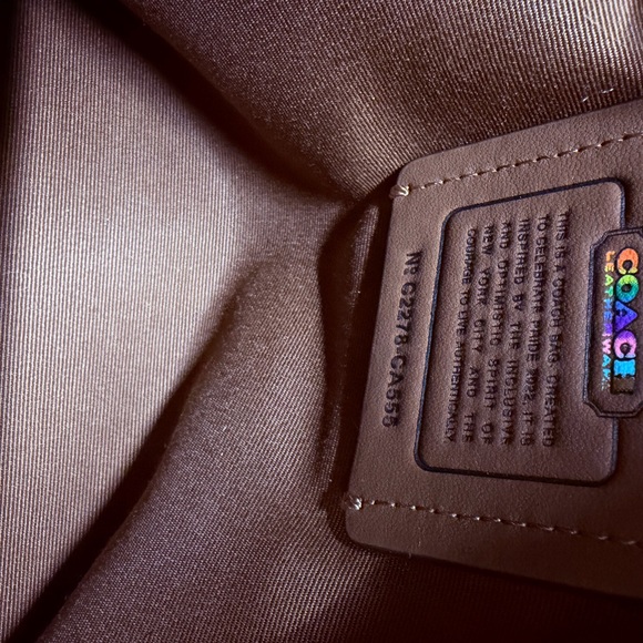 Coach Rainbow Signature Tote Bag - Picture 4 of 11